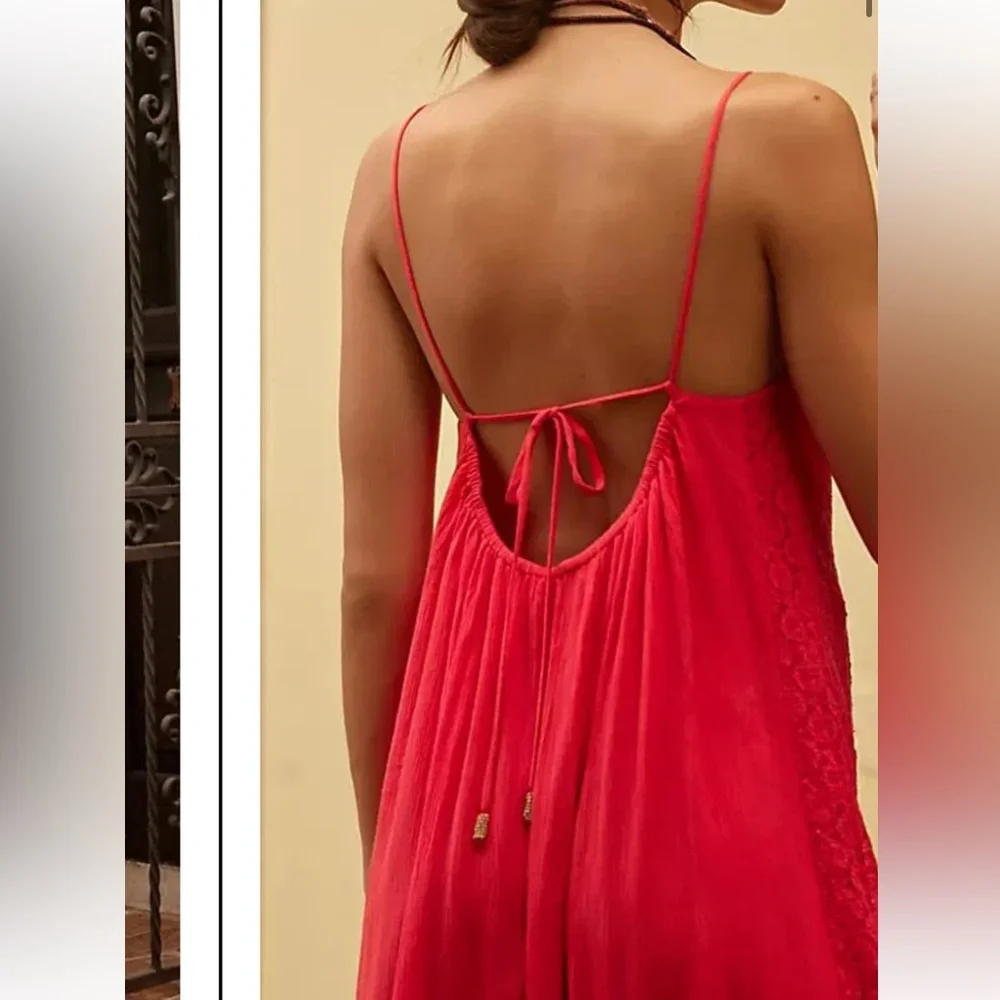 Free People Free-est Trail Of Flowers Embroidered Maxi Dress - Picture 4 of 15